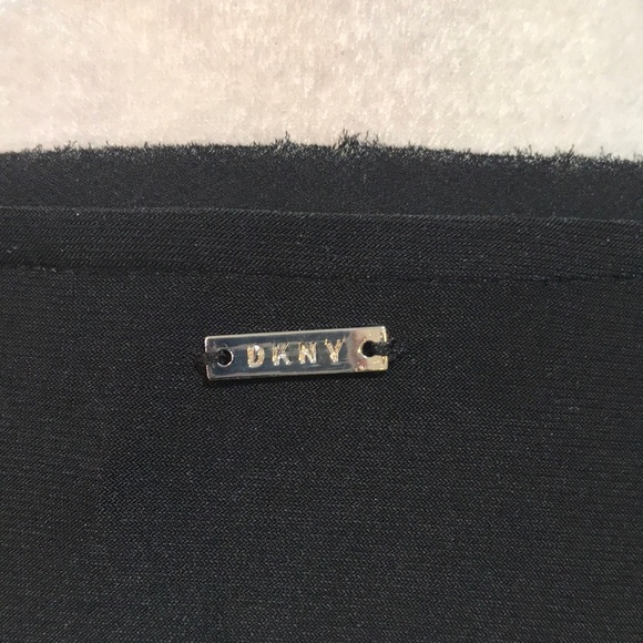 DKNY Black Floral Front Oversized Long Sleeve Top-No Size Tag See Measurements - Picture 6 of 11